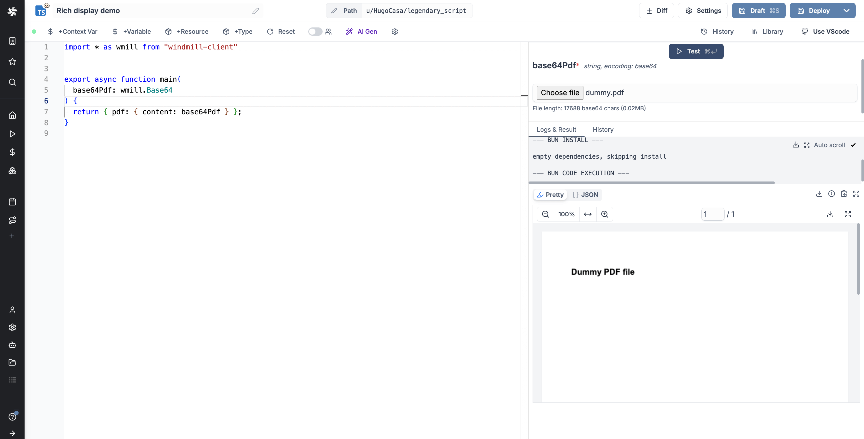 Rich display PDF Rich display PDF